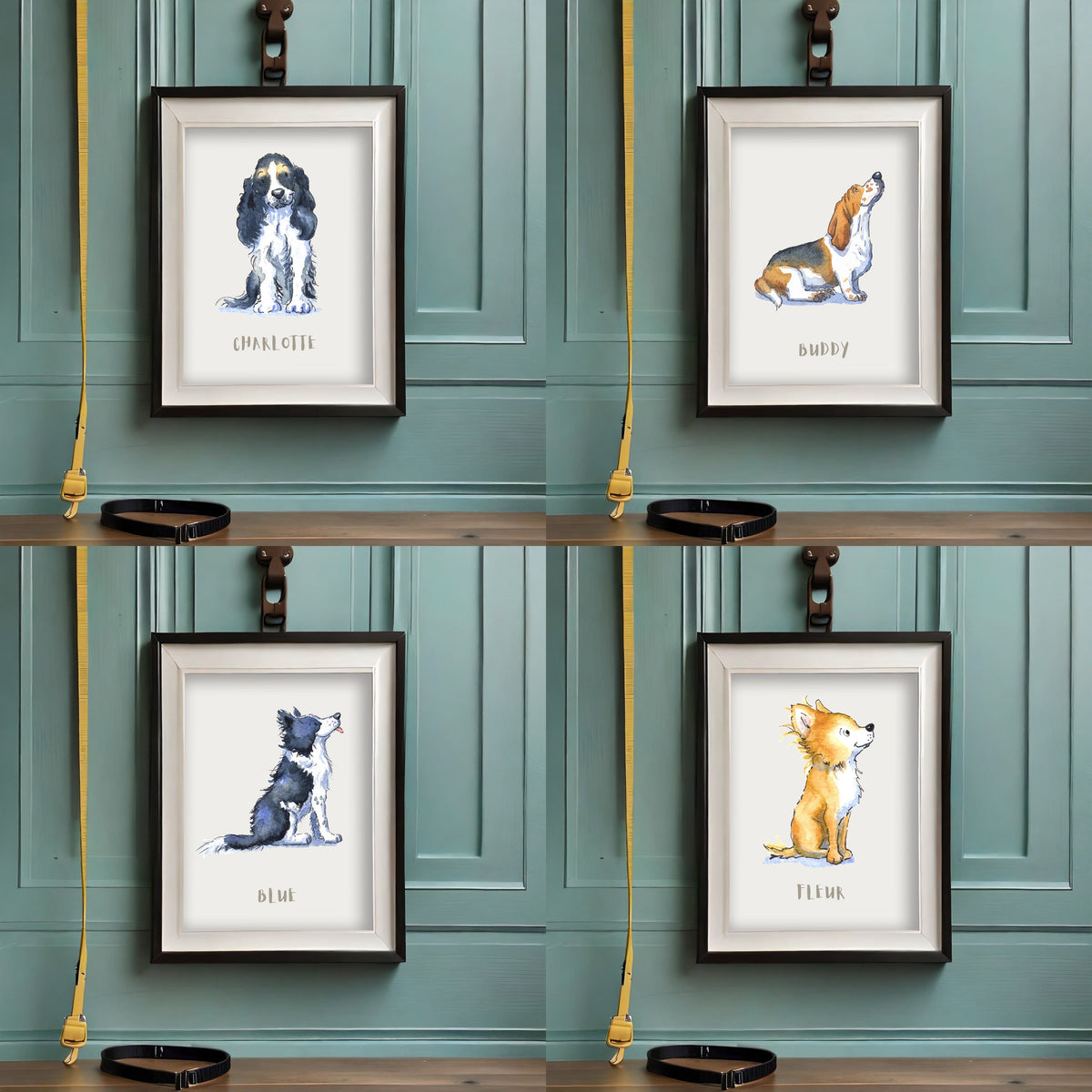 Personalised Dog Prints Villager Jim's Shop