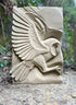 Barnadette Coming into Land - Stone Sculpture