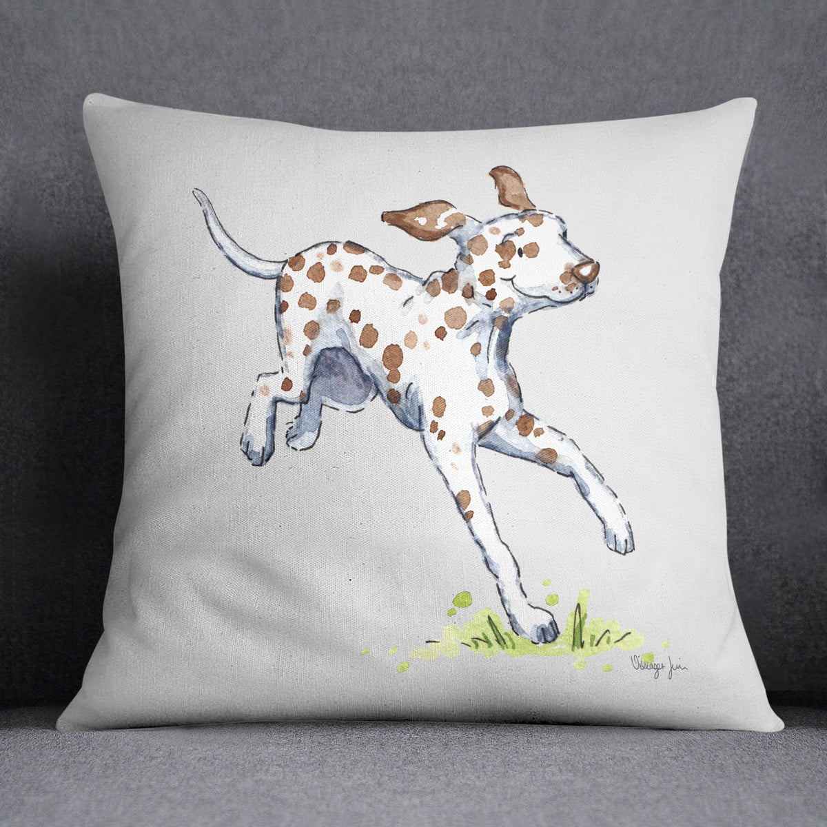 Dalmatian Running Cushion Villager Jim's Shop