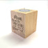 Sunshine Mum Wooden Cube Candle Holder