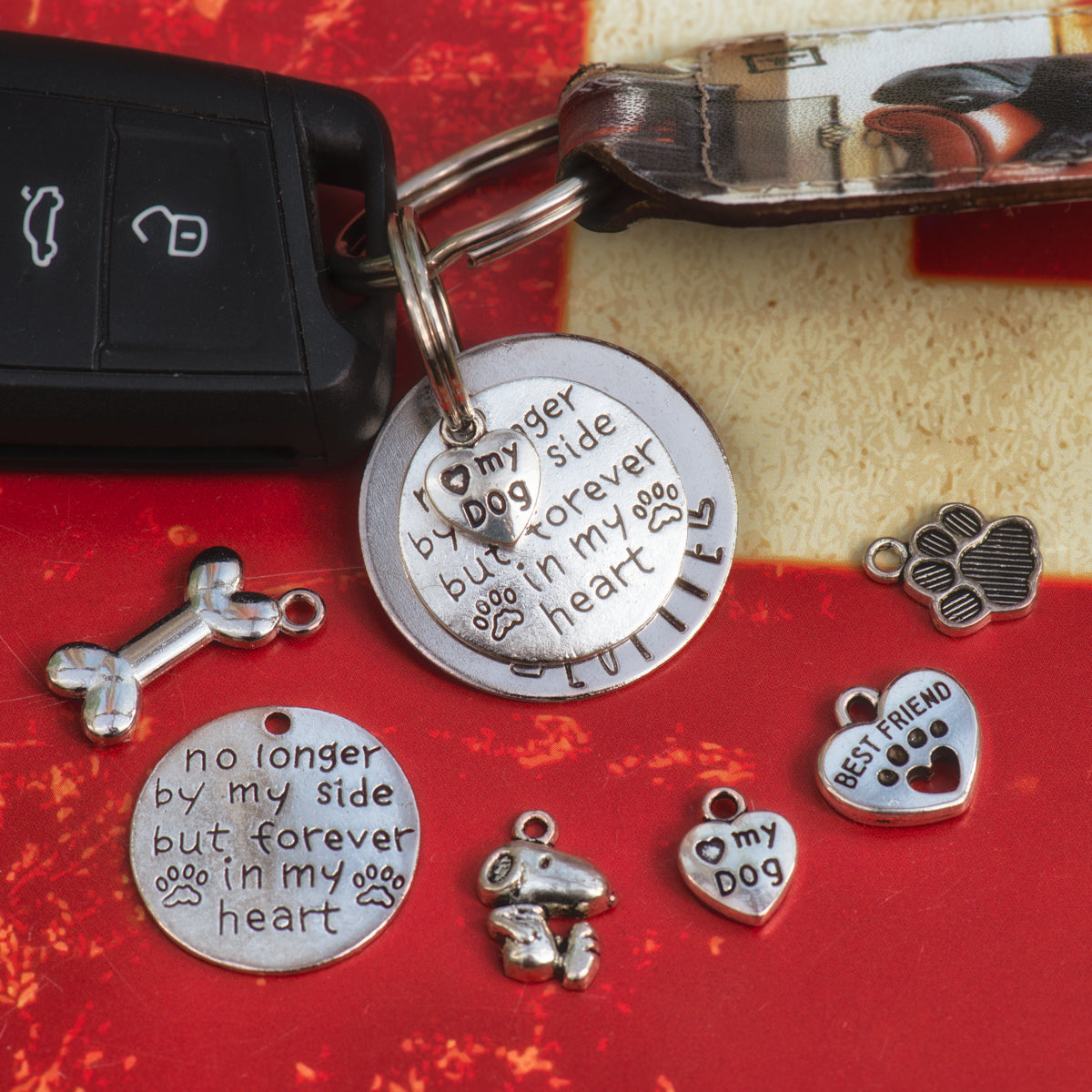 Pet Memorial Keyring Tag Villager Jim's Shop
