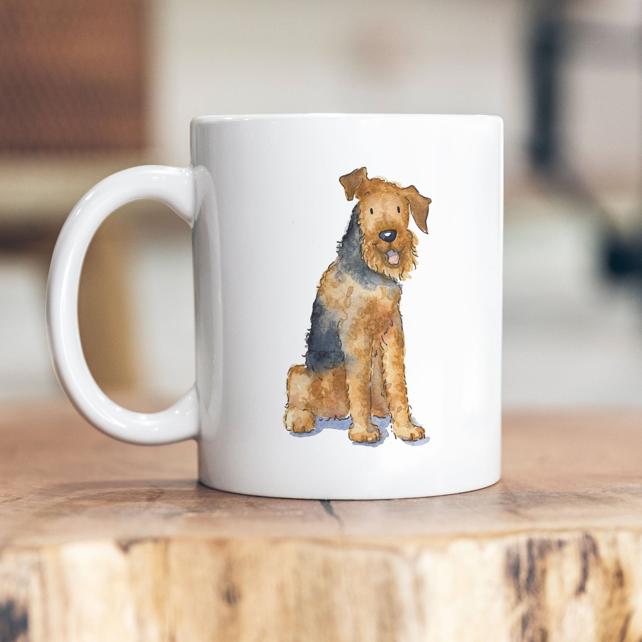 Airedale Terrier Ceramic Mug – Villager Jim's Shop