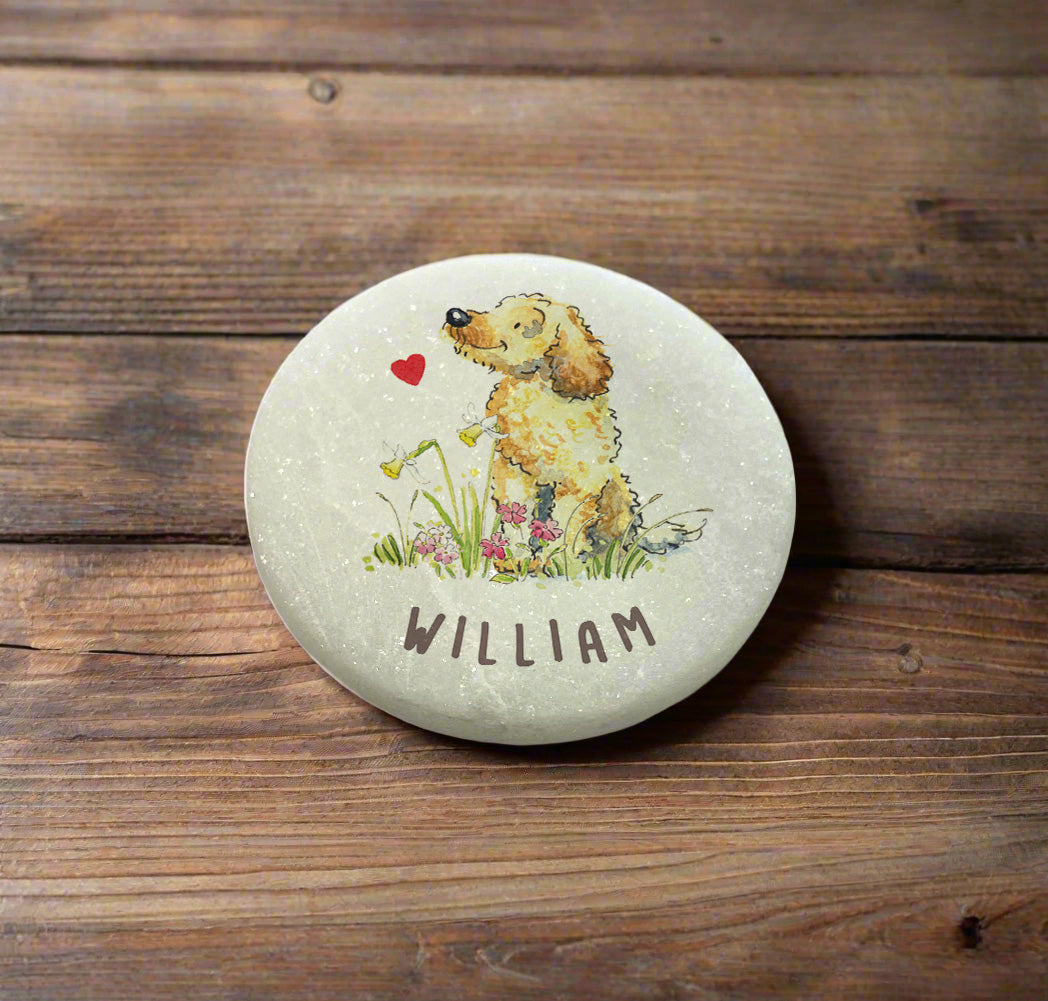 Cockapoo Golden Marble Memorial – Villager Jim's Shop