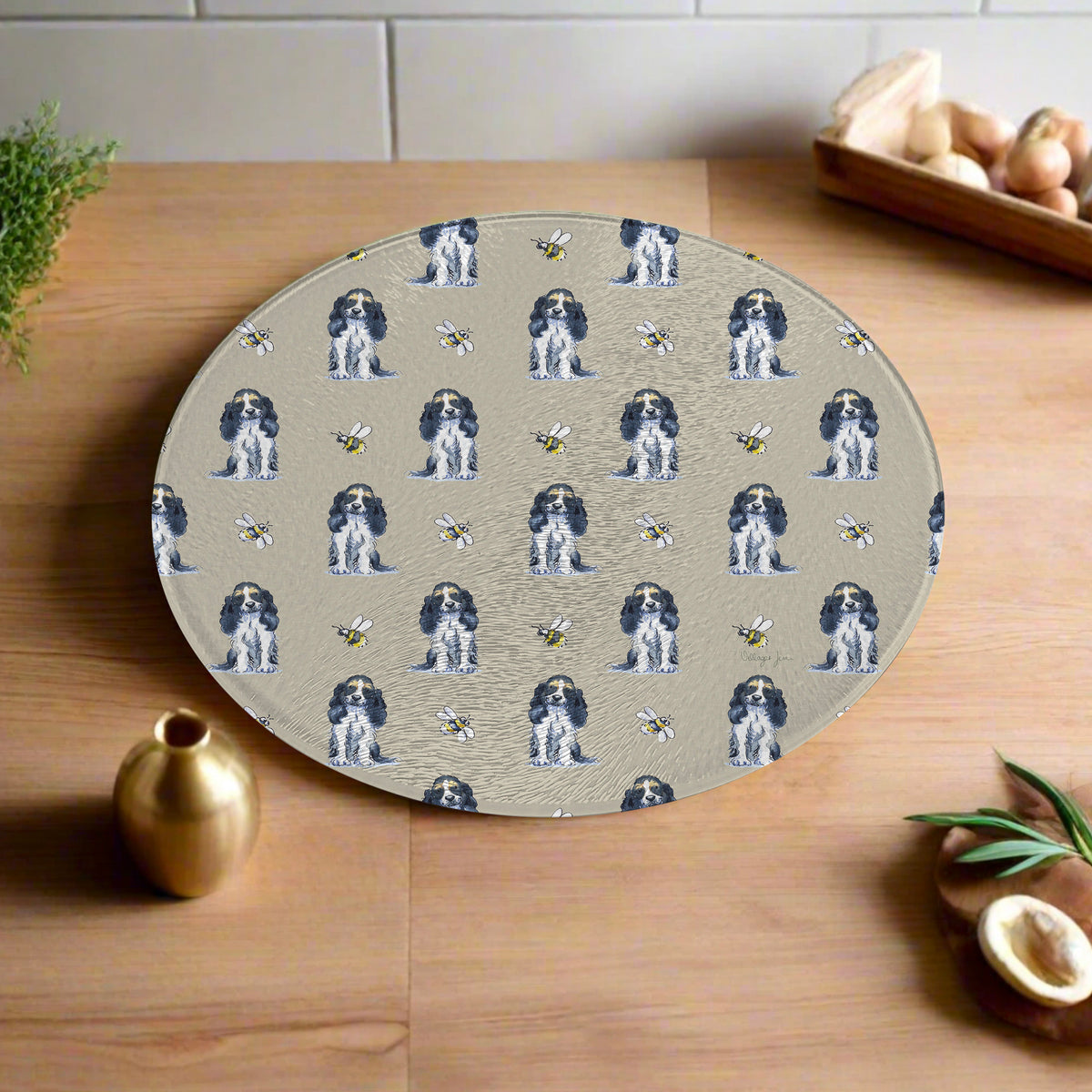 Cocker Spaniel Pattern Trivet – Villager Jim's Shop