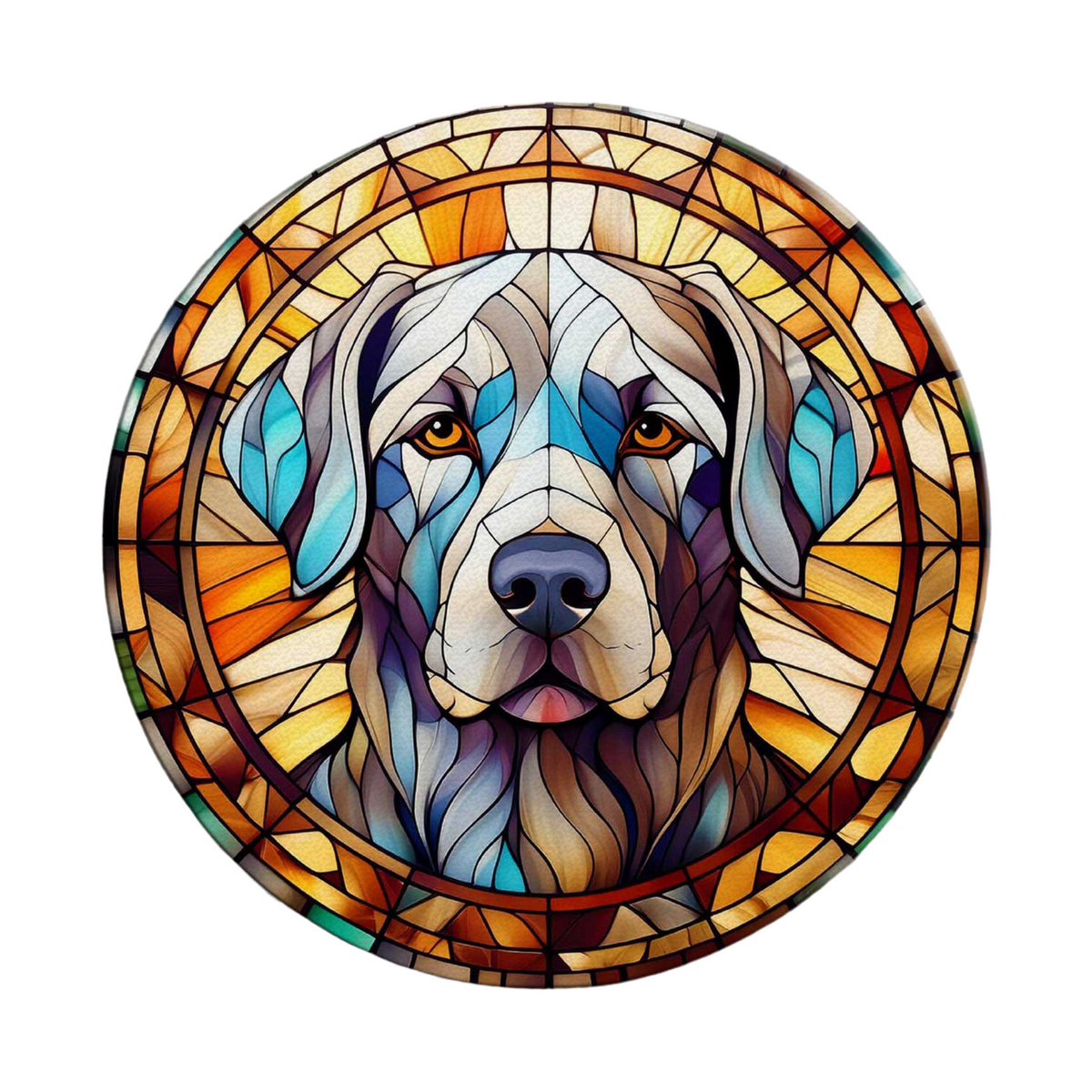 Labrador Silver Glass Suncatcher Worktop Saver – Villager Jim's Shop