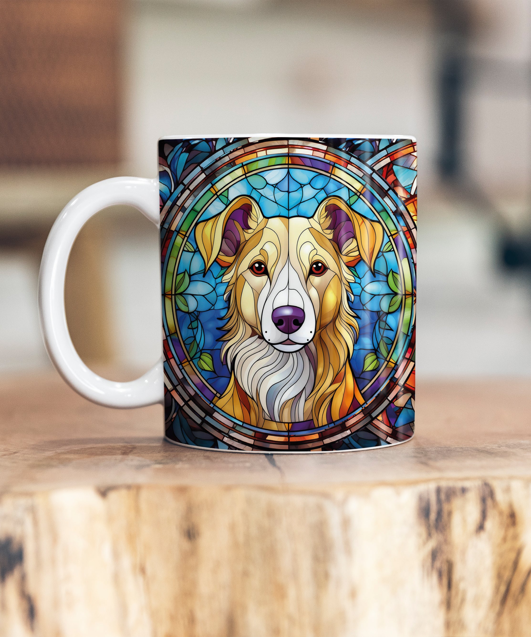 Lurcher Suncatcher Artwork Ceramic Mug – Villager Jim's Shop