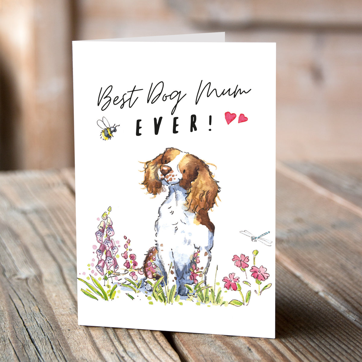 Springer Spaniel Best Dog Mum - Mother's Day Card – Villager Jim's Shop