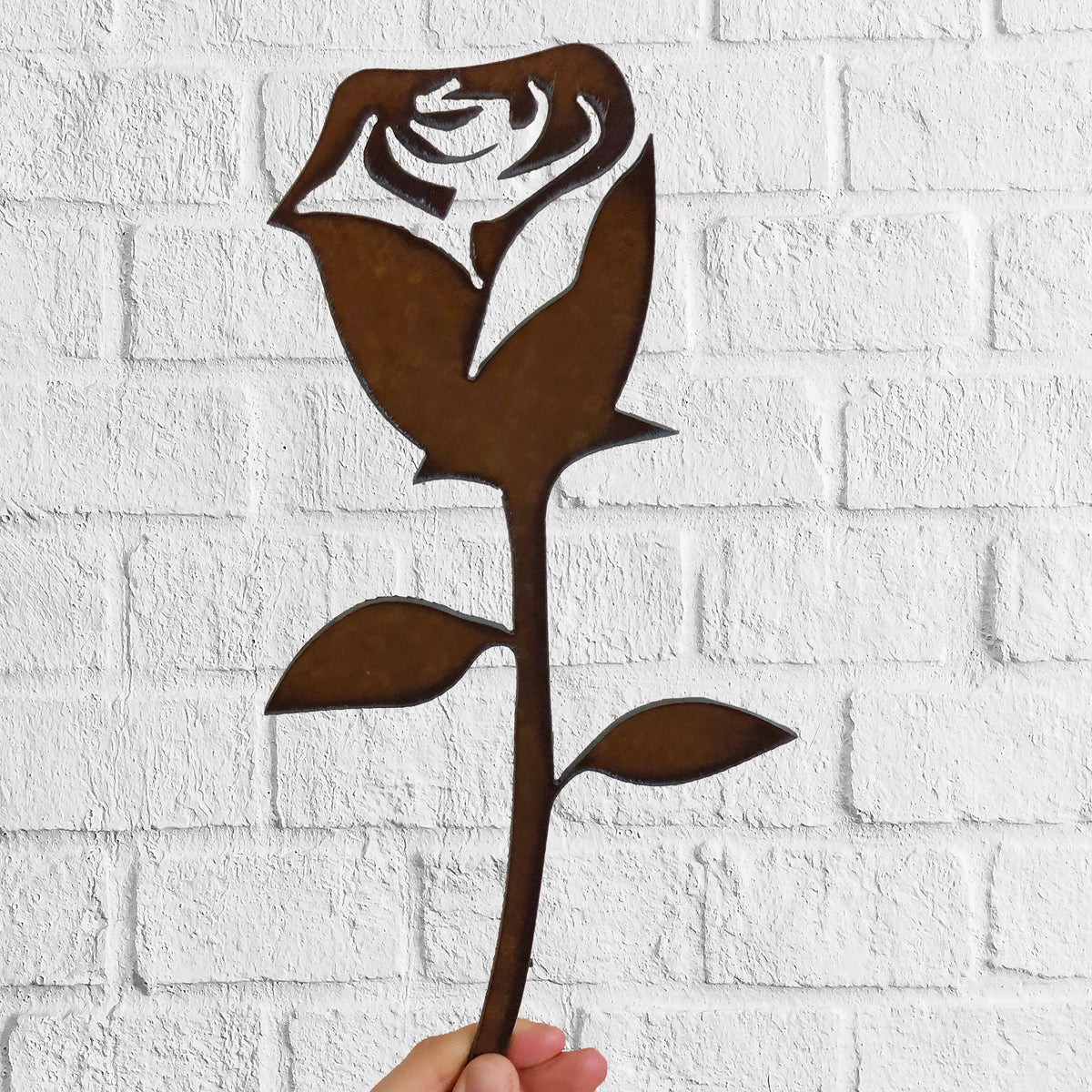 Roses - Rustic Rusted Garden Wildlife Sculpture – Villager Jim's Shop